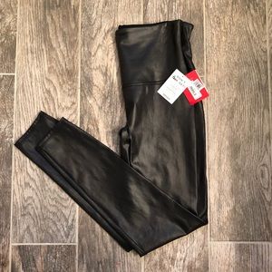 Spanx faux leather leggings